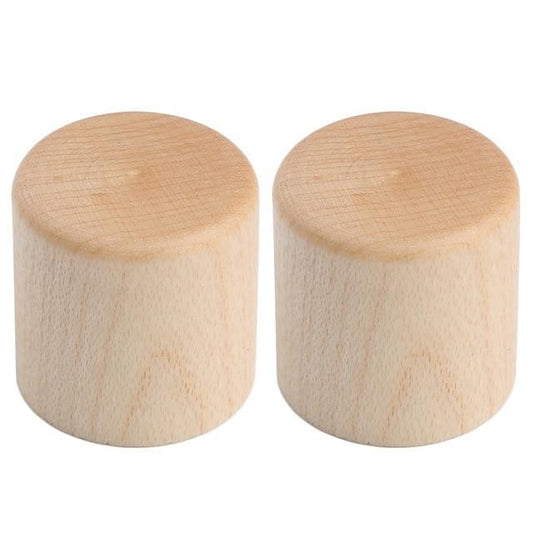 2-Pack Wood Knobs Tele Style Flat Top Dome Knobs Guitar Bass Wood Knob Barrel Knobs Maple Wood Guitar Control Knob Big River Hardware Maple Wood