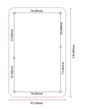 3 or 4 Ply Strat Tremolo Cavity Cover Backplate for Fender Stratocaster Modern Style Electric Guitar Tremolo Cover Big River Hardware