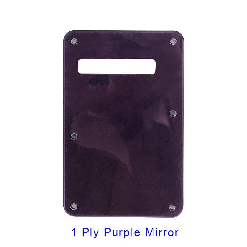 3 or 4 Ply Strat Tremolo Cavity Cover Backplate for Fender Stratocaster Modern Style Electric Guitar Tremolo Cover Big River Hardware