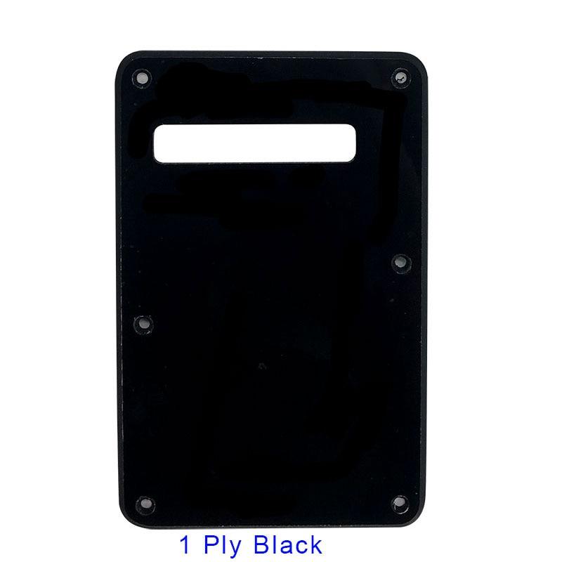 3 or 4 Ply Strat Tremolo Cavity Cover Backplate for Fender Stratocaster Modern Style Electric Guitar Tremolo Cover Big River Hardware