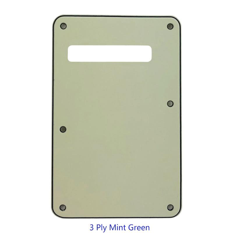 3 or 4 Ply Strat Tremolo Cavity Cover Backplate for Fender Stratocaster Modern Style Electric Guitar Tremolo Cover Big River Hardware