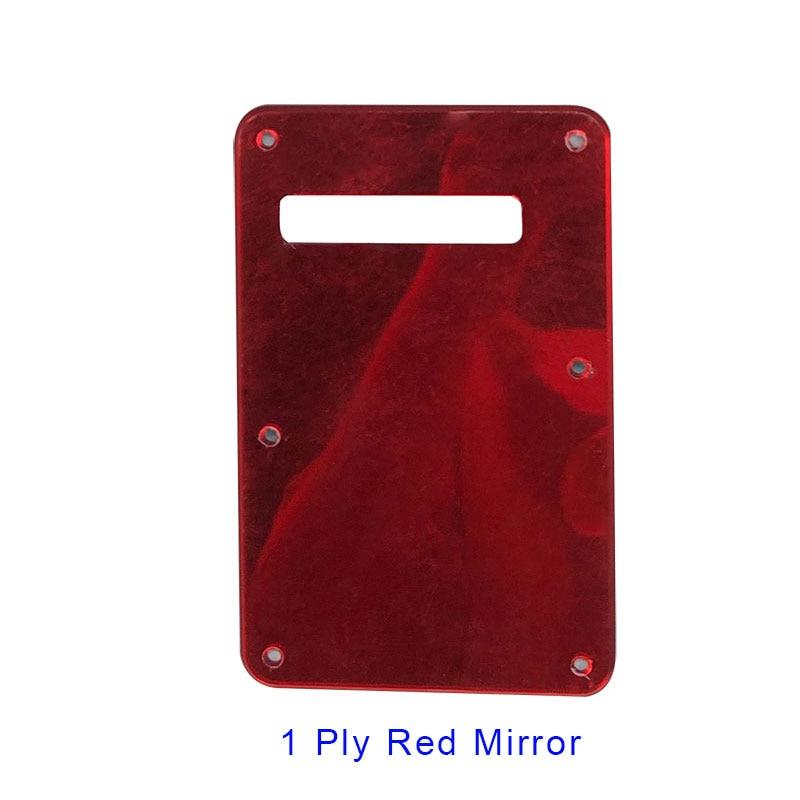 3 or 4 Ply Strat Tremolo Cavity Cover Backplate for Fender Stratocaster Modern Style Electric Guitar Tremolo Cover Big River Hardware