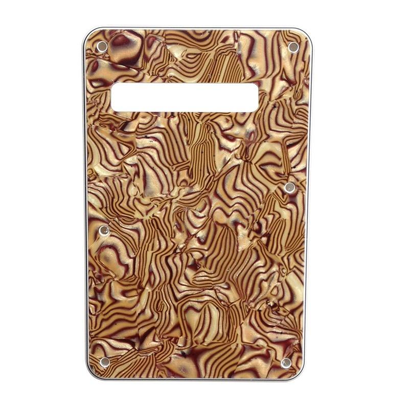 3 or 4 Ply Strat Tremolo Cavity Cover Backplate for Fender Stratocaster Modern Style Electric Guitar Tremolo Cover Big River Hardware