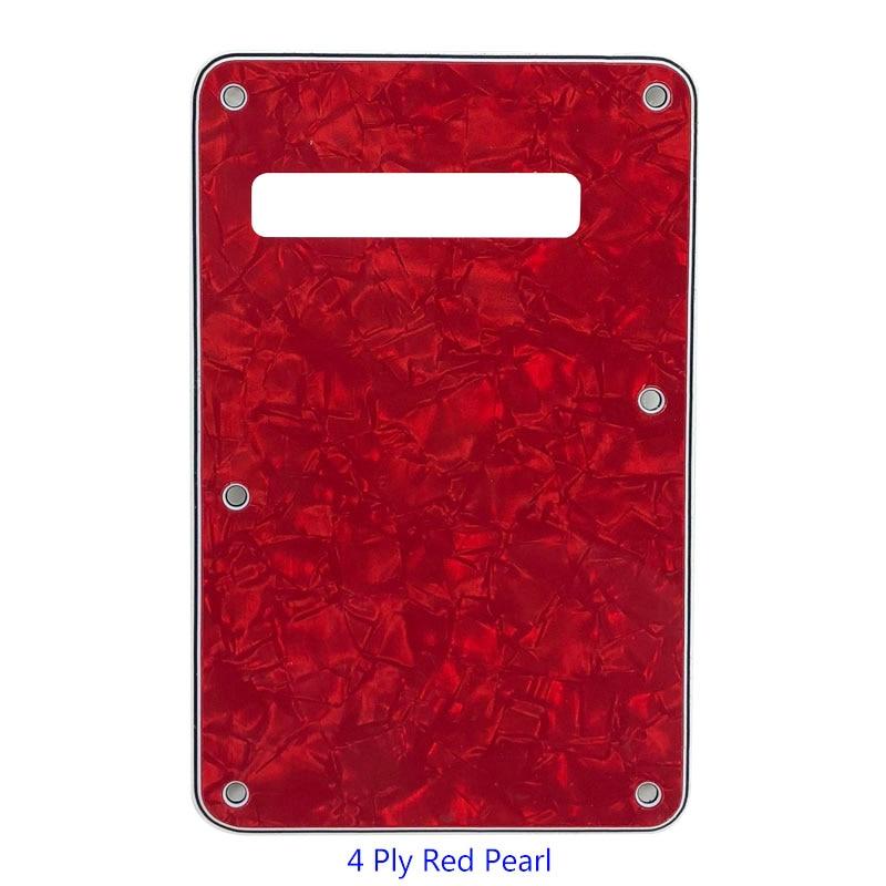 3 or 4 Ply Strat Tremolo Cavity Cover Backplate for Fender Stratocaster Modern Style Electric Guitar Tremolo Cover Big River Hardware