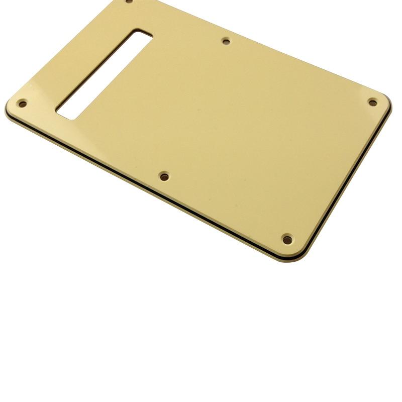 3 or 4 Ply Strat Tremolo Cavity Cover Backplate for Fender Stratocaster Modern Style Electric Guitar Tremolo Cover Big River Hardware