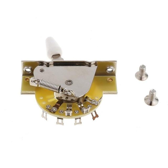 5 Way Lever Switch Selector for ST FD Electric Guitar Parts Replacement 5 way switch Big River Hardware White