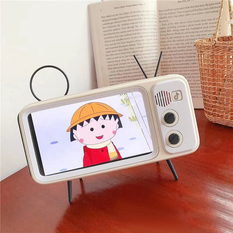 Retro TV Mobile Phone Holder Stand For iPhone 4.7-5.5 inch phone