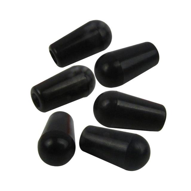 6pcs Guitar Toggle Switch Tip Toggle Switch Tip Big River Hardware Black