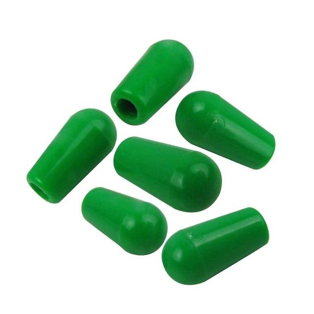 6pcs Guitar Toggle Switch Tip Toggle Switch Tip Big River Hardware green