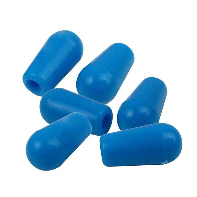 6pcs Guitar Toggle Switch Tip Toggle Switch Tip Big River Hardware light blue