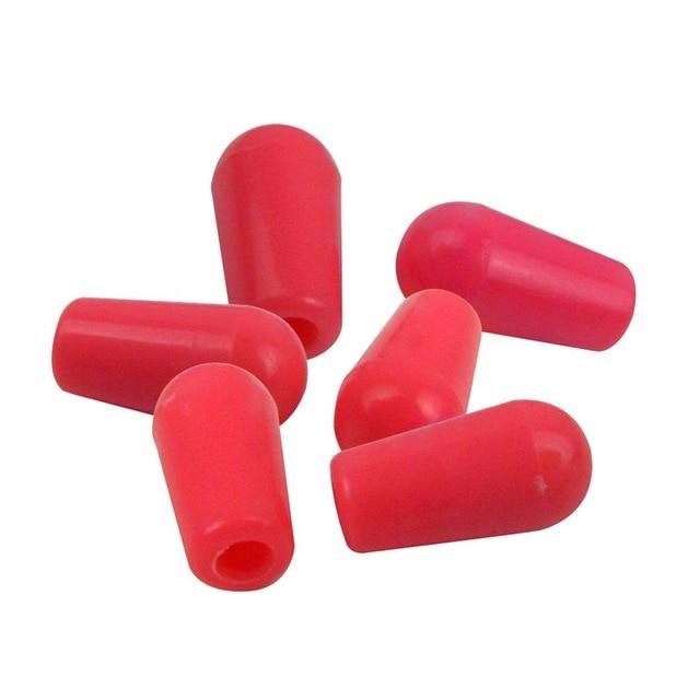 6pcs Guitar Toggle Switch Tip Toggle Switch Tip Big River Hardware pink