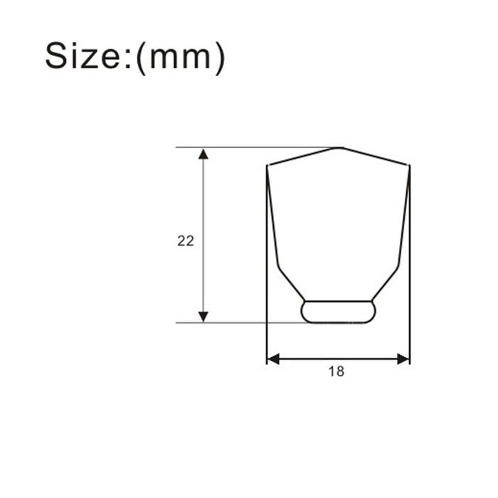 6Pcs Jade Green Retro Trapezoid Plastic Vintage Guitar Tuner Pegs guitar tuner pegs Big River Hardware