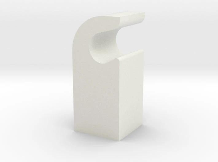 USA Made Reproduction 1939 Zenith "hook" Button 3d printed Short zenith pushbutton