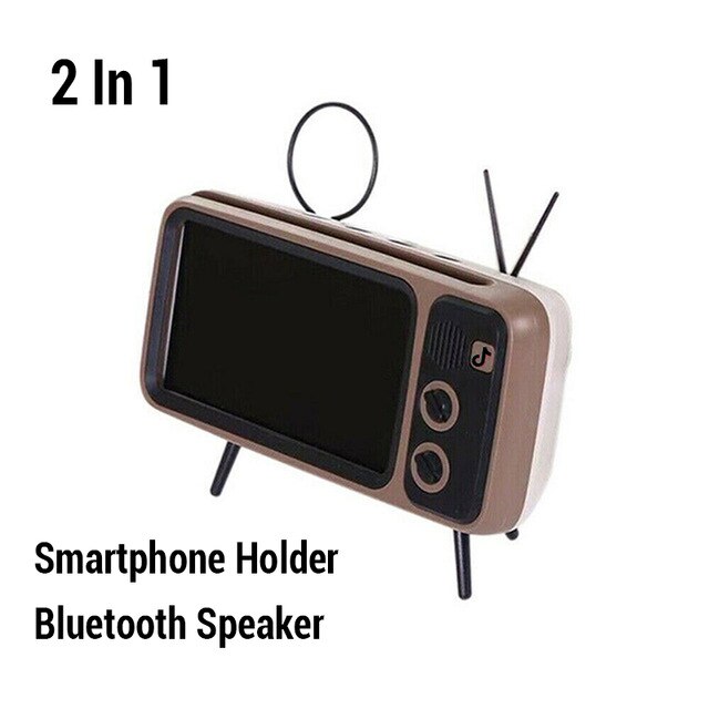 Retro TV Mobile Phone Holder Stand For iPhone 4.7-5.5 inch phone