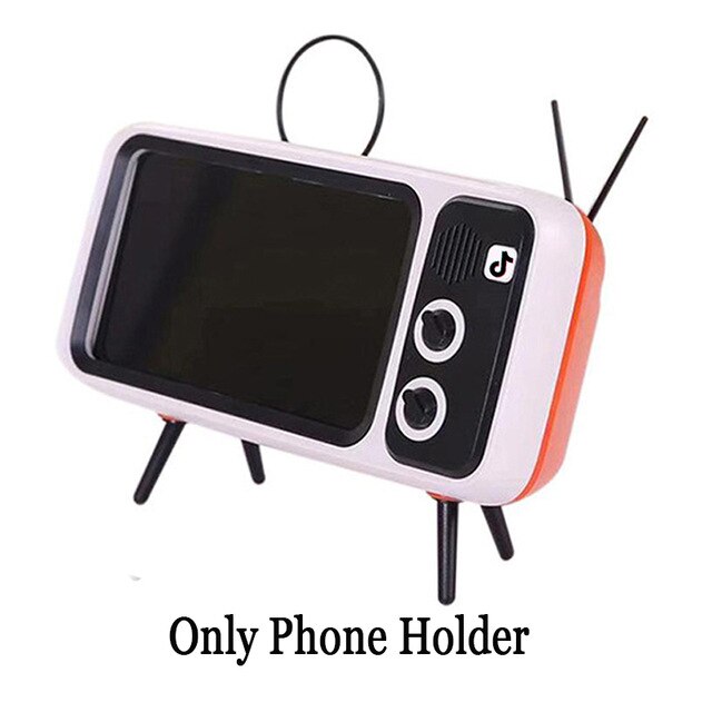 Retro TV Mobile Phone Holder Stand For iPhone 4.7-5.5 inch phone