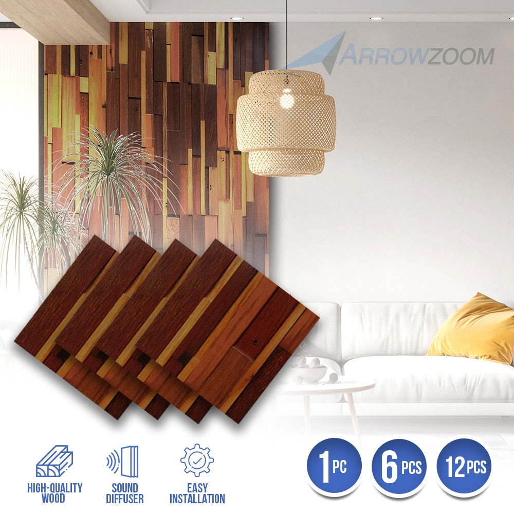 wooden mosaic wall art