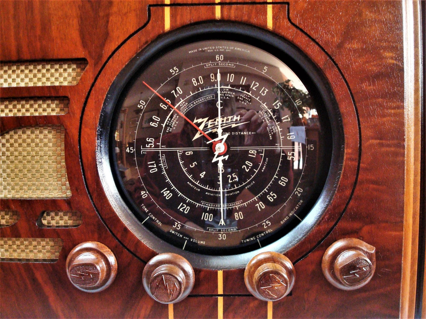 Zenith Radio 5S119 Wood Knob Set