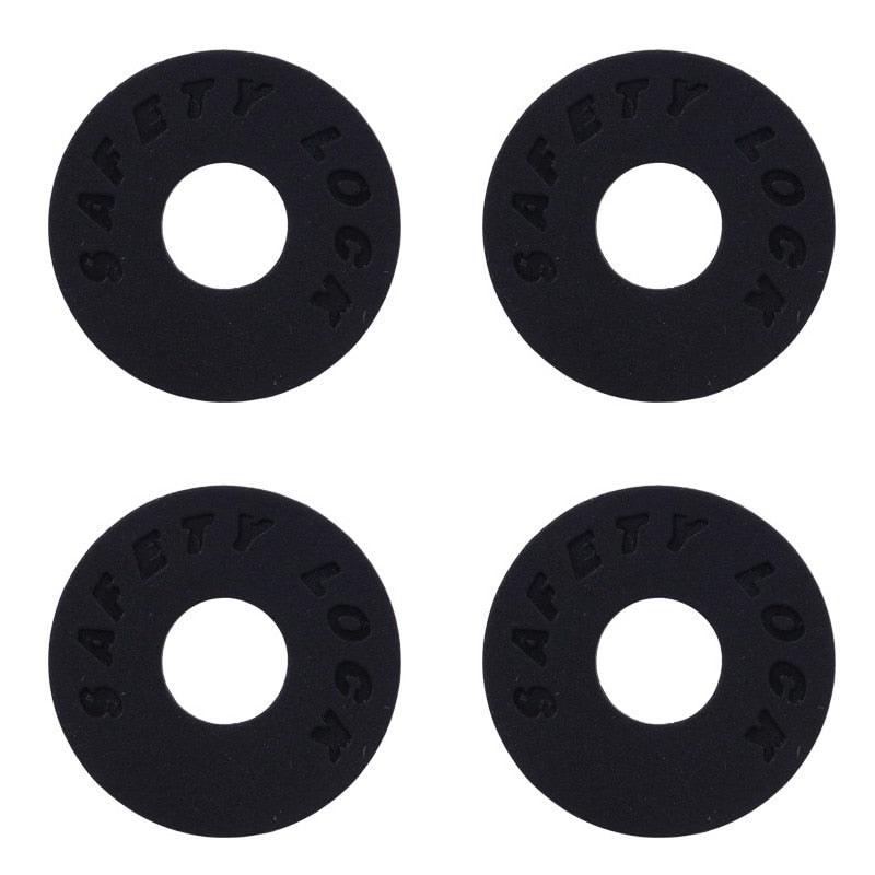 4PCS Guitar Strap Locks Blocks Silica Gel Safety Lock Protector for Bass Ukulele Acoustic Classic Electric Guitar Accessories