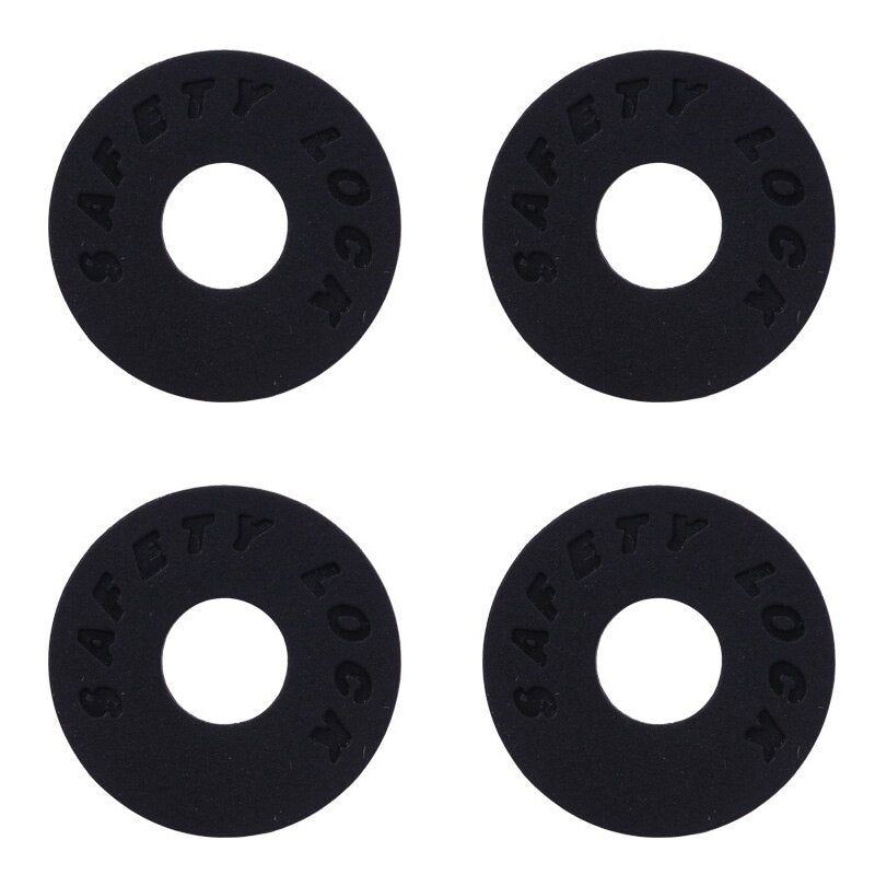 4PCS Guitar Strap Locks Blocks Silica Gel Safety Lock Protector for Bass Ukulele Acoustic Classic Electric Guitar Accessories