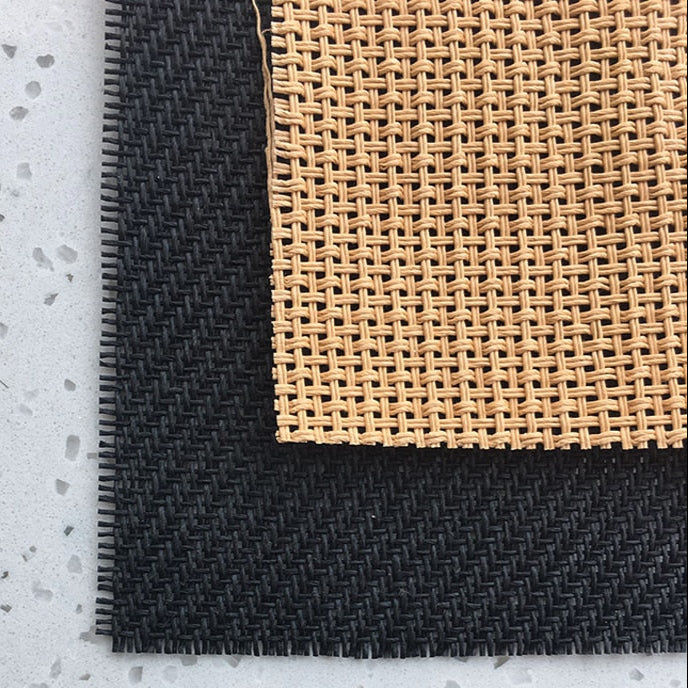 black and tan Cane Grill Cloth | Tan & Black Speaker Fabric