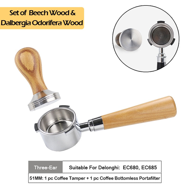 51mm bottomless portafilter delonghi