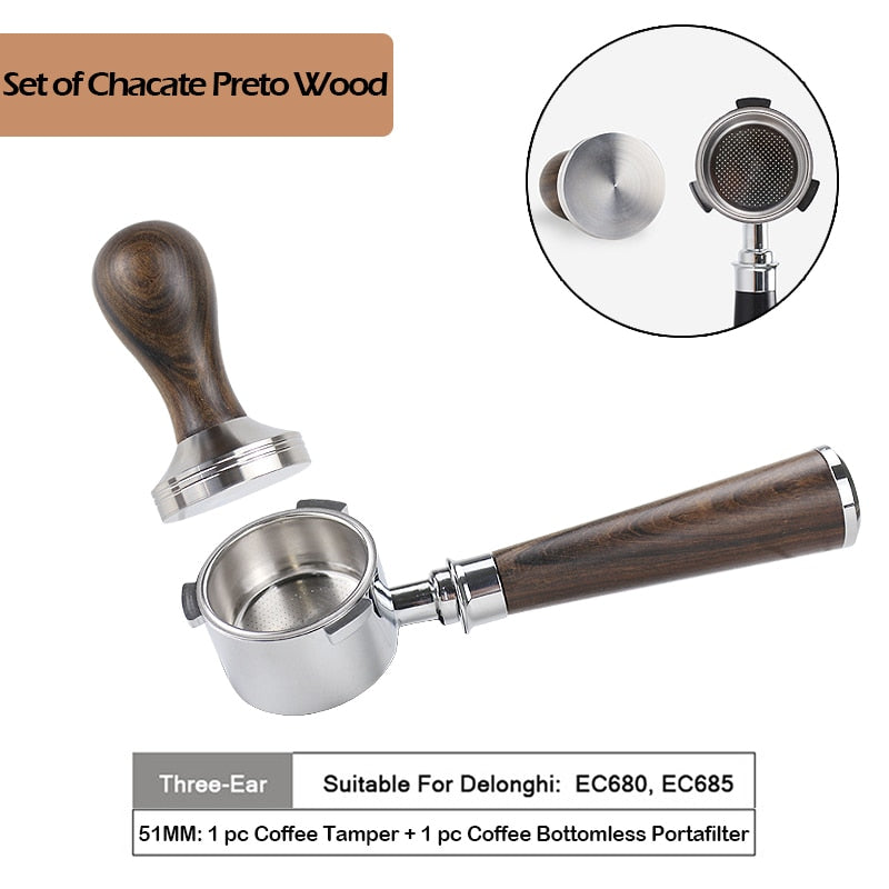 51mm bottomless portafilter delonghi
