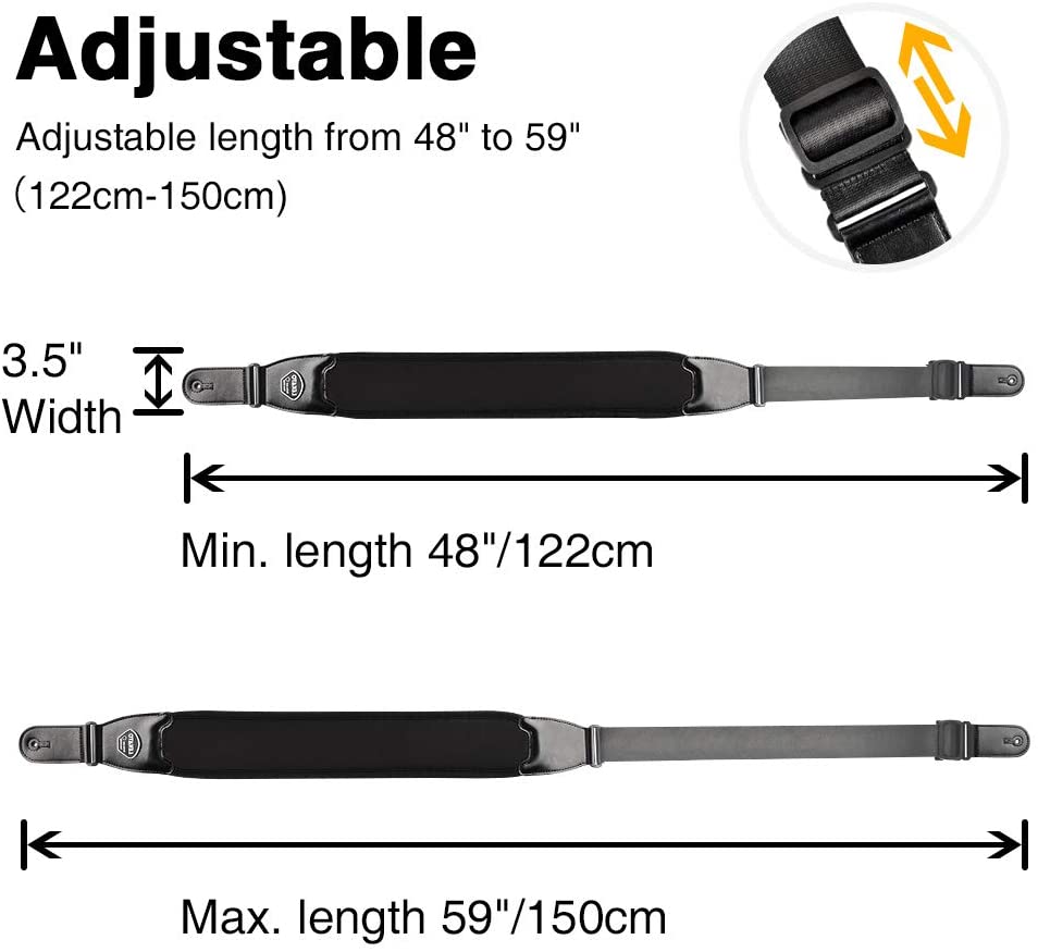 Guitar Strap Adjustable 3D Sponge Filling Guitar Belts