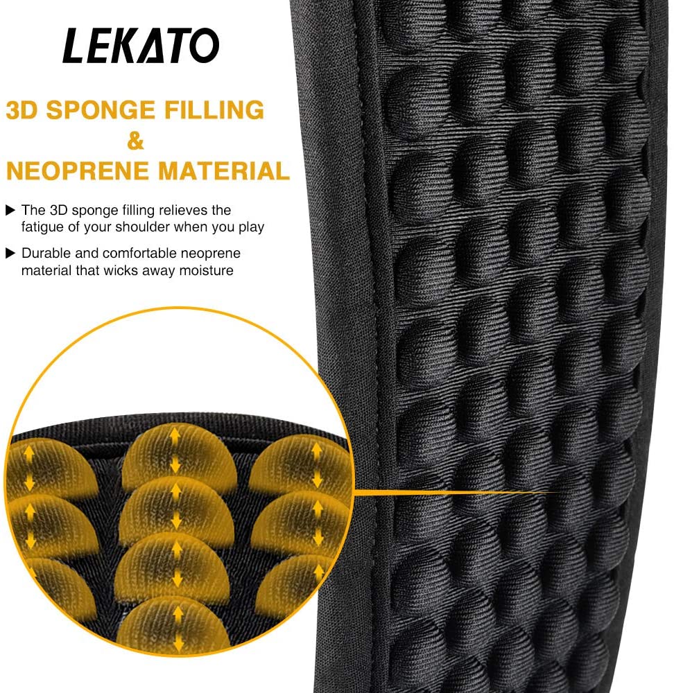 Guitar Strap Adjustable 3D Sponge Filling Guitar Belts