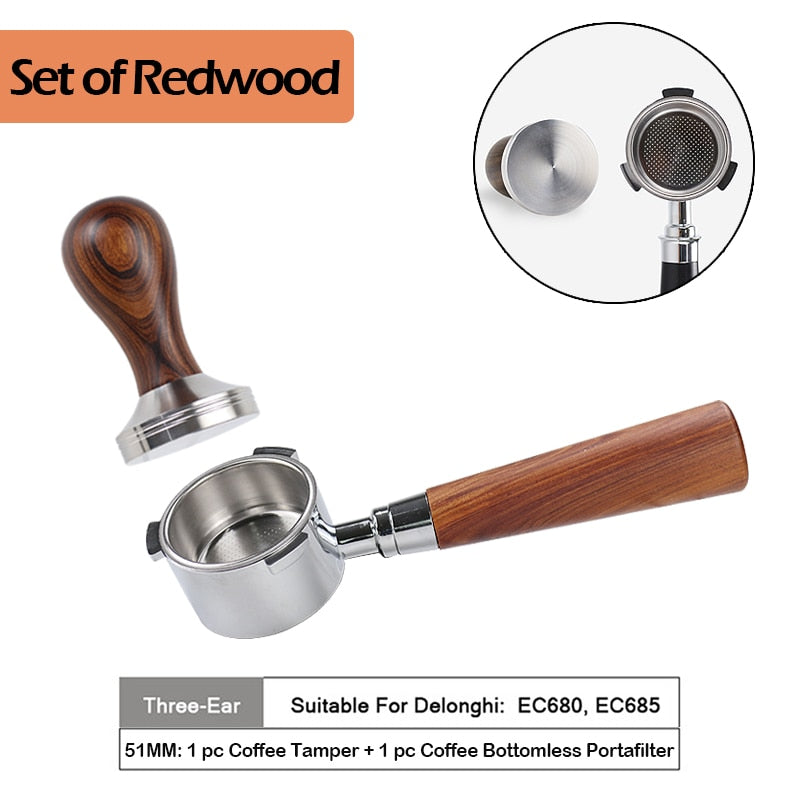 51mm bottomless portafilter delonghi