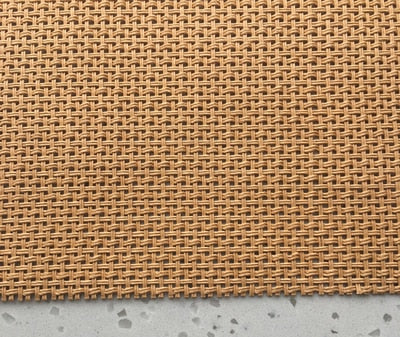 Tan Cane Grill Cloth | Tan & Black Speaker Fabric