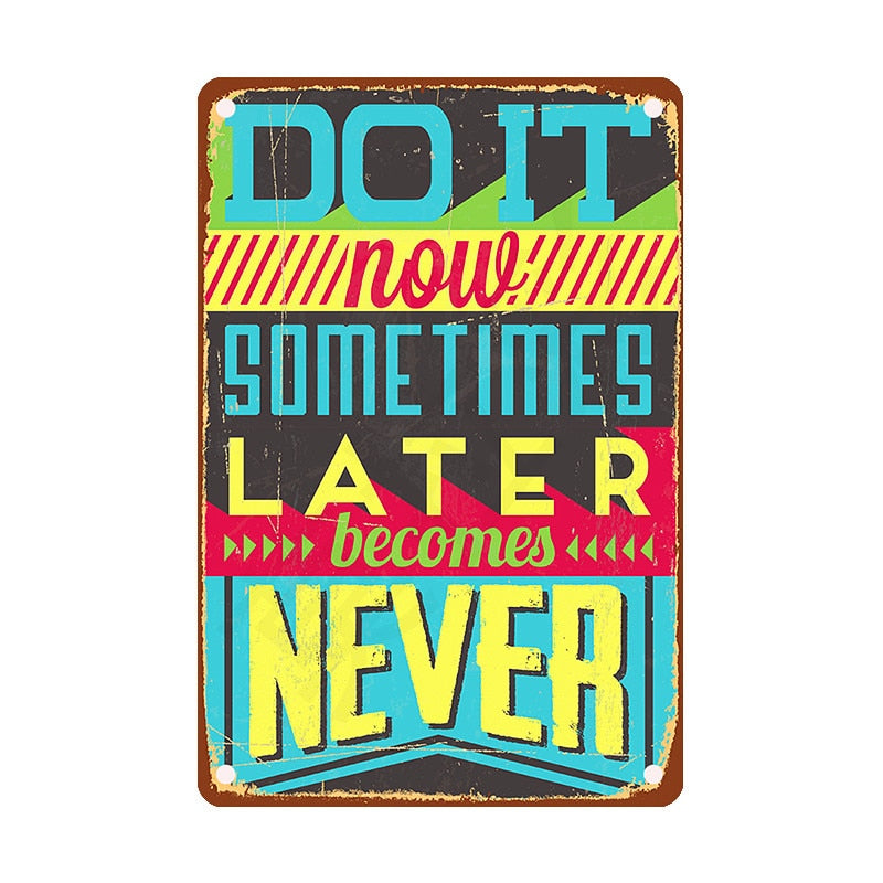 Vintage Metal Signs