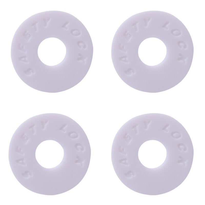 4PCS Guitar Strap Locks Blocks Silica Gel Safety Lock Protector for Bass Ukulele Acoustic Classic Electric Guitar Accessories