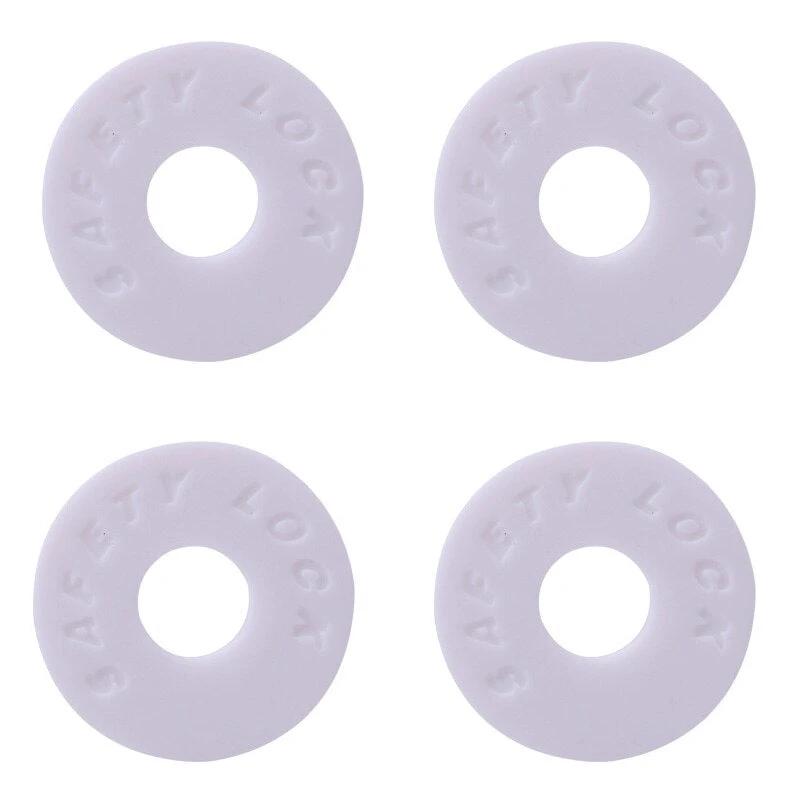 4PCS Guitar Strap Locks Blocks Silica Gel Safety Lock Protector for Bass Ukulele Acoustic Classic Electric Guitar Accessories