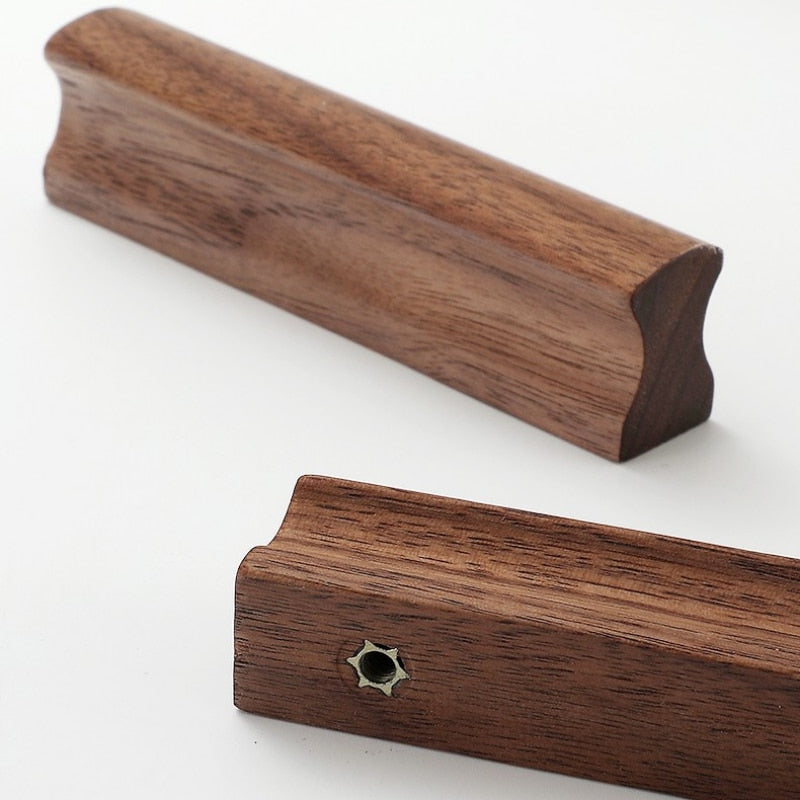 wooden handle pulls