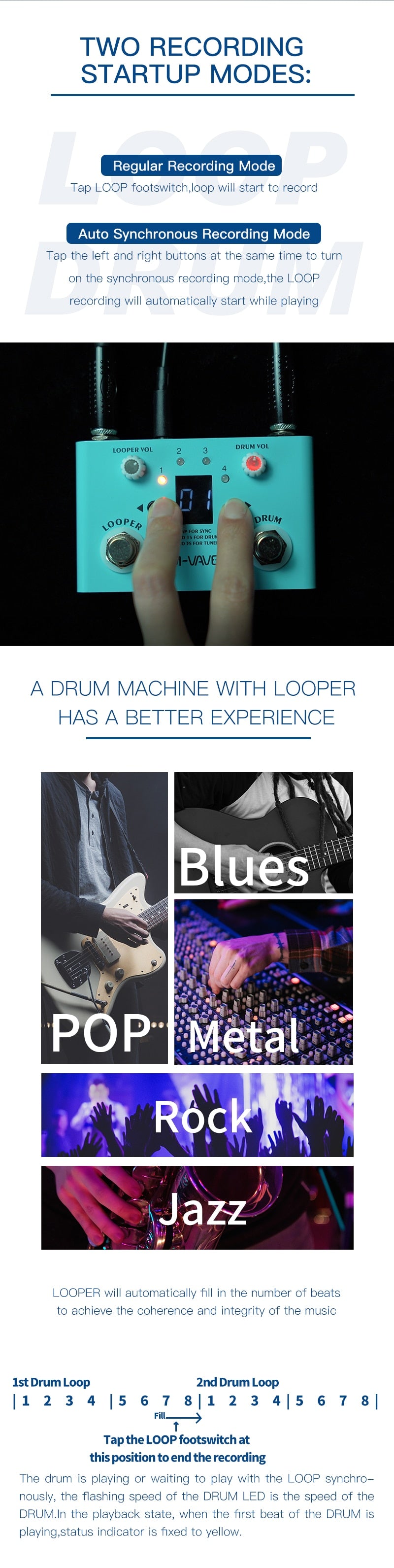 drum looper pedal