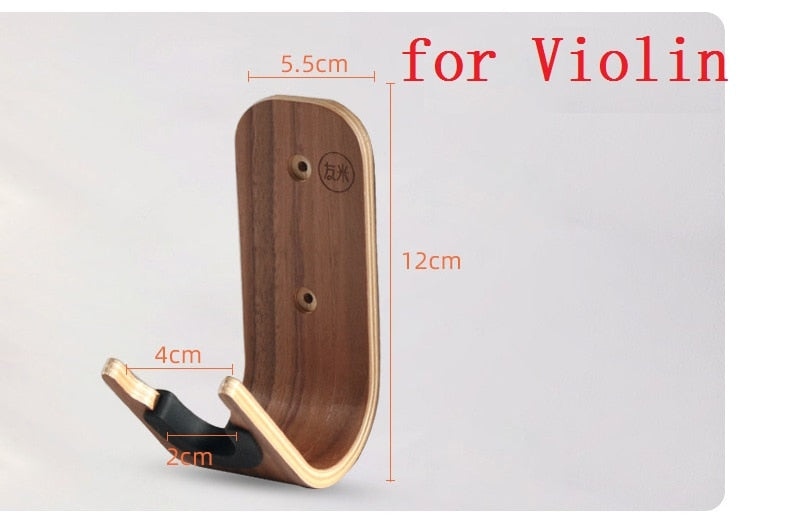 Wooden Guitar Wall Hanger
