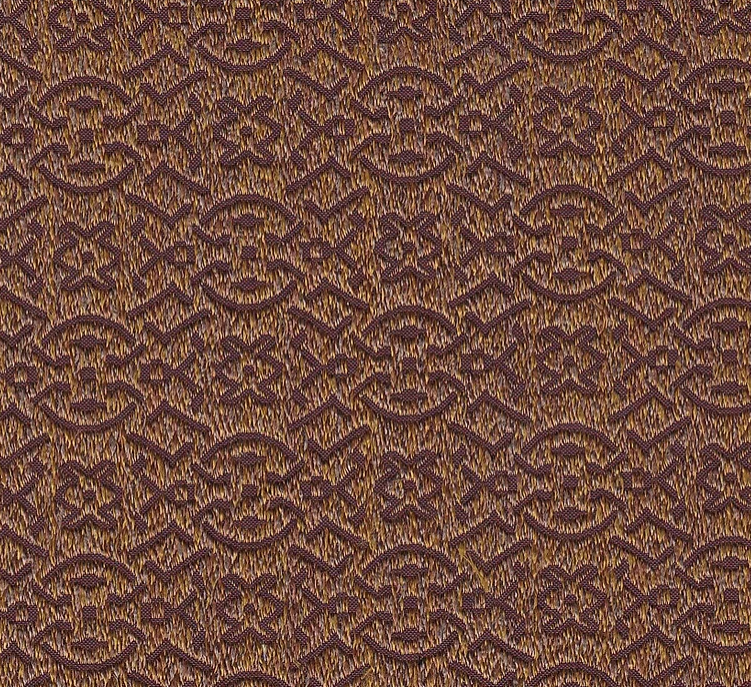 USA-made Art Deco bronze and red vintage speaker grill cloth, perfect for restoring 1930s-40s RCA 100 Series Cathedral and Tombstone radios with authentic style.