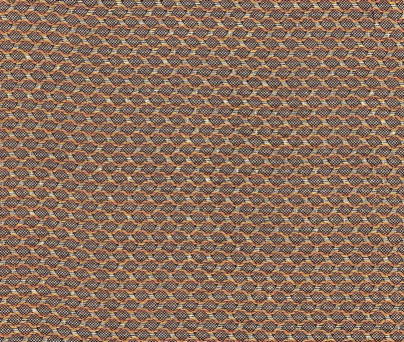 Bronze USA-made vintage speaker grille cloth – authentic 1930s Philco radio restoration fabric with acoustic transparency and durable craftsmanship.
