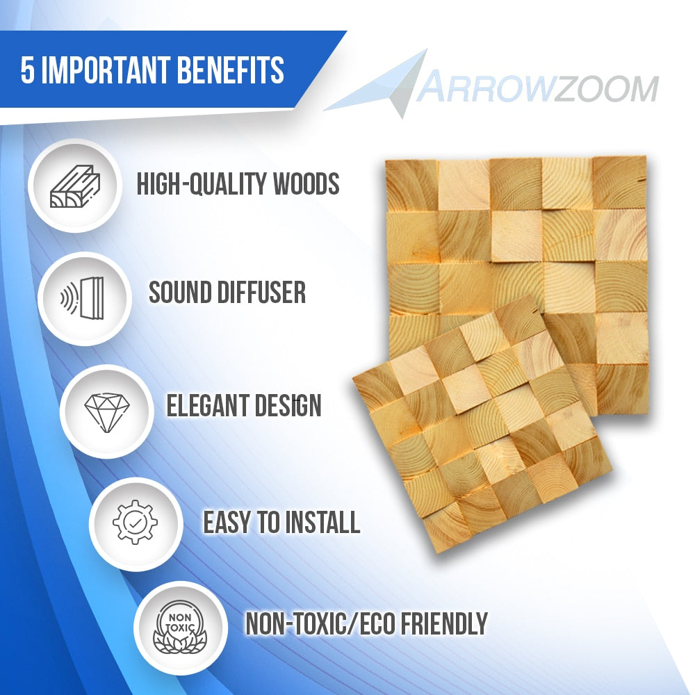 wooden mosaic wall art