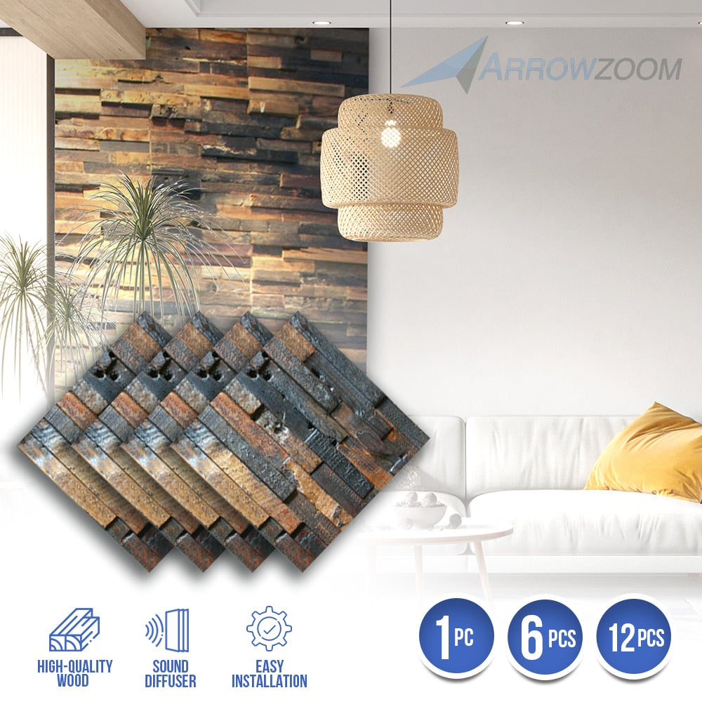 wooden mosaic wall art