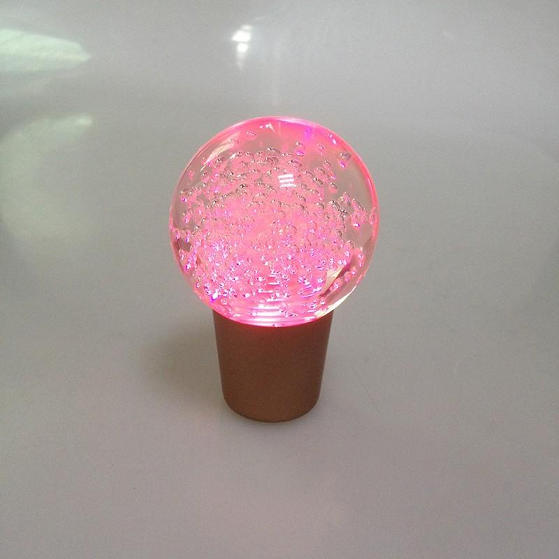 Air Bubble Crystal Disco Ball Shape Touch Sensor RGB LED Illuminated Auto Car Stick Shift Knob Shift Knobs Big River Hardware