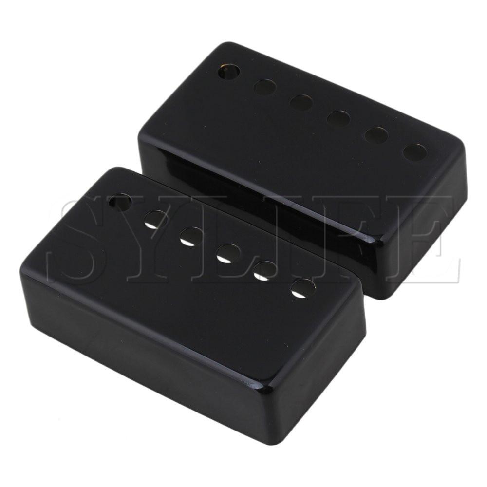 Black Humbucker Neck & Bridge Guitar Pickup Covers Set of 2 Pickup Cover Big River Hardware