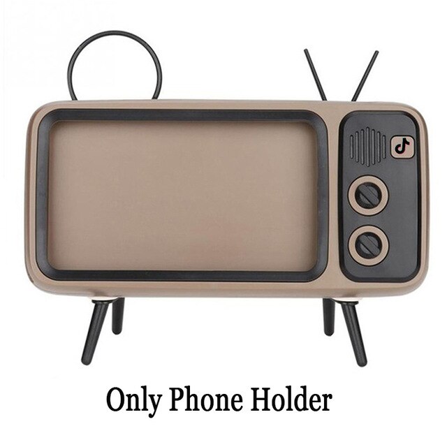 Retro TV Mobile Phone Holder Stand For iPhone 4.7-5.5 inch phone