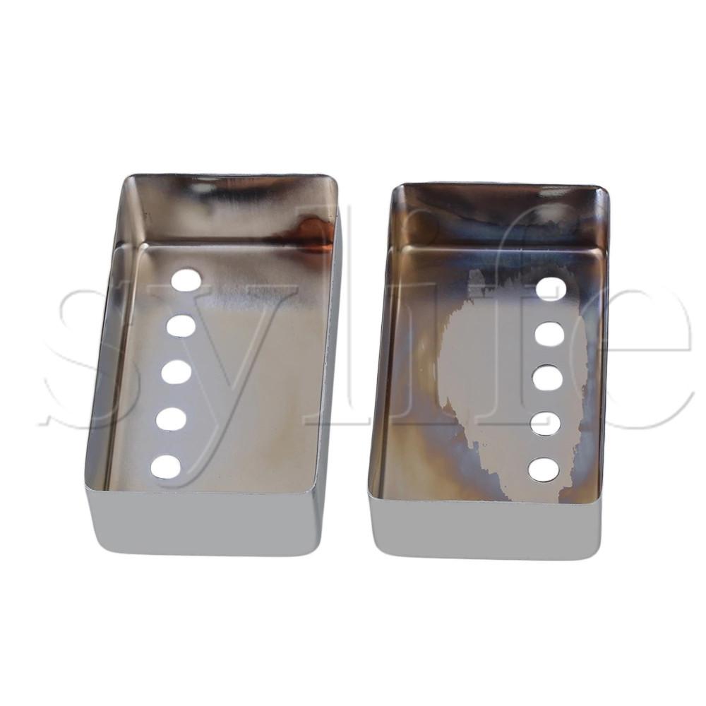 Chrome Metal Guitar Humbucker Pickup Covers Set Pickup Cover Big River Hardware