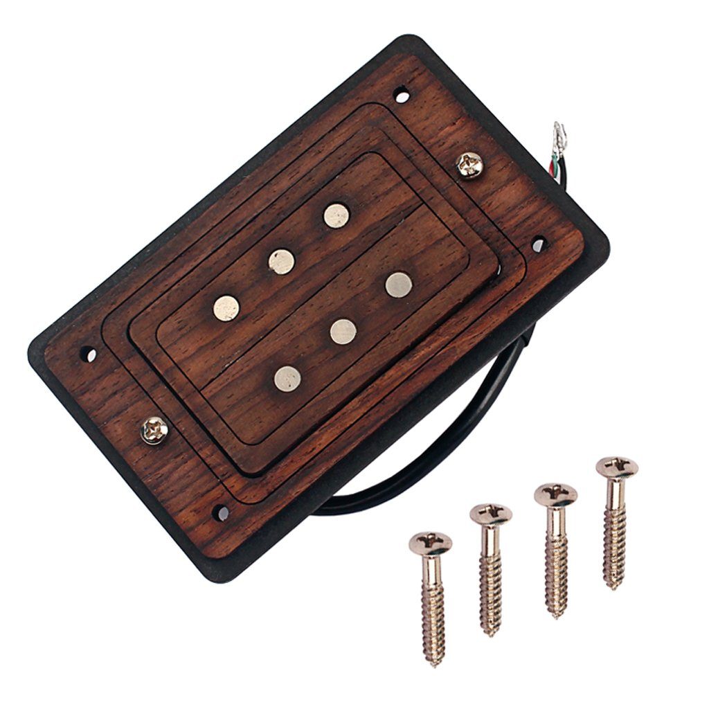Cigar Box Guitar 3 String Humbucker Pickup with Rosewood Frame Cigar Box Guitar 3 String Humbucker Pickup with Rosewood Frame Big River Hardware