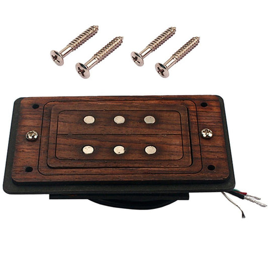 Cigar Box Guitar 3 String Humbucker Pickup with Rosewood Frame Cigar Box Guitar 3 String Humbucker Pickup with Rosewood Frame Big River Hardware