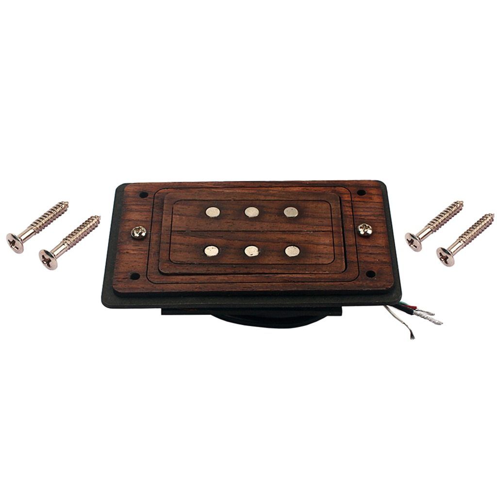 Cigar Box Guitar 3 String Humbucker Pickup with Rosewood Frame Cigar Box Guitar 3 String Humbucker Pickup with Rosewood Frame Big River Hardware
