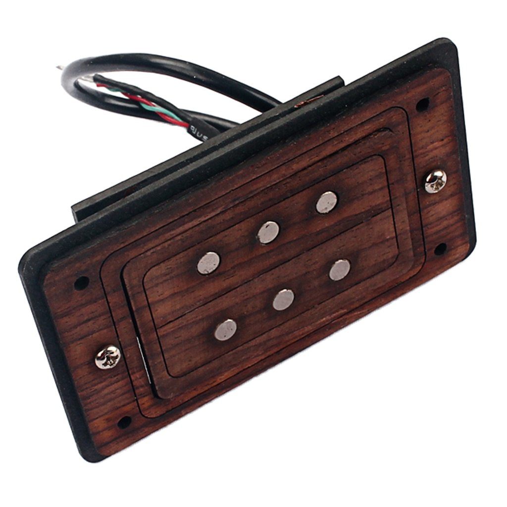 Cigar Box Guitar 3 String Humbucker Pickup with Rosewood Frame Cigar Box Guitar 3 String Humbucker Pickup with Rosewood Frame Big River Hardware