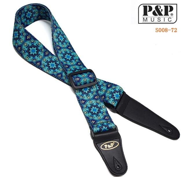 Cool Guitar Straps by P&P Music Guitar Straps Big River Hardware s00872blue flower