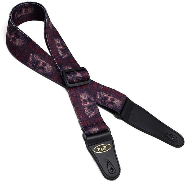 Cool Guitar Straps by P&P Music Guitar Straps Big River Hardware s008skull